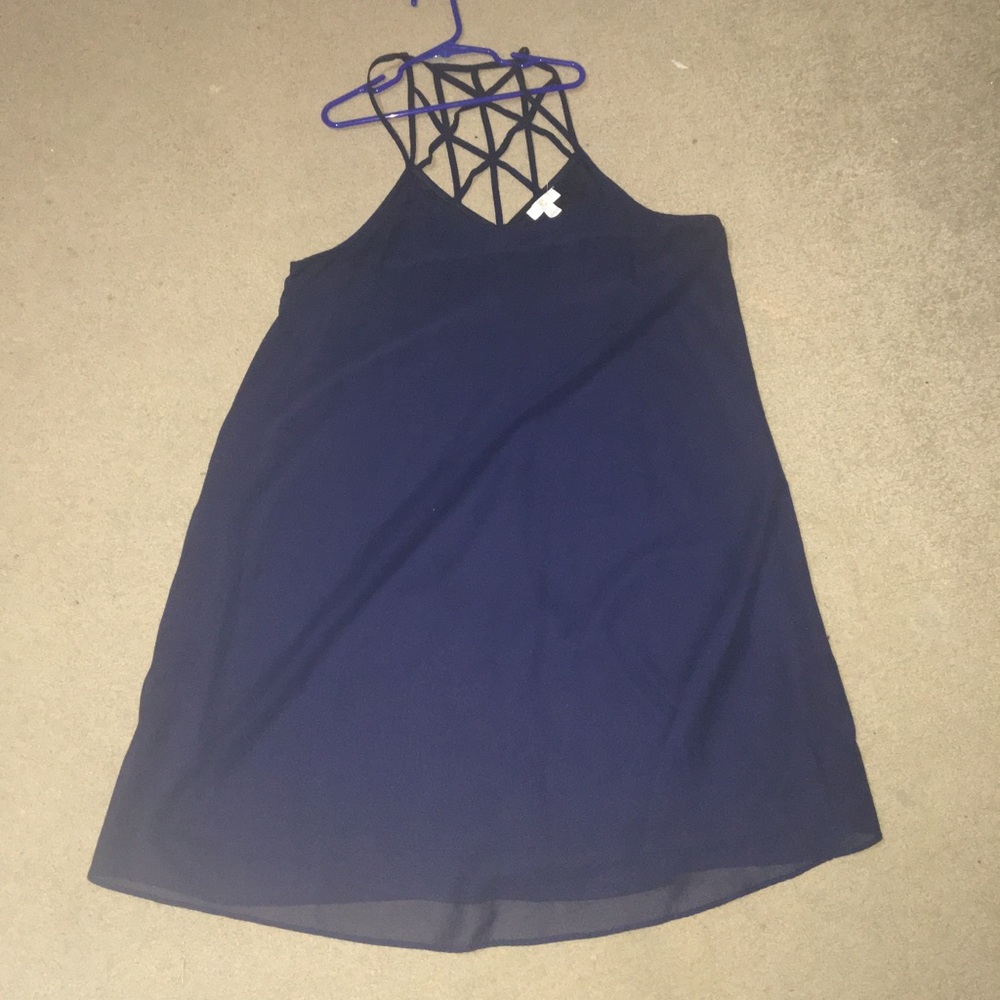 Charming Charlie’s navy blue dress